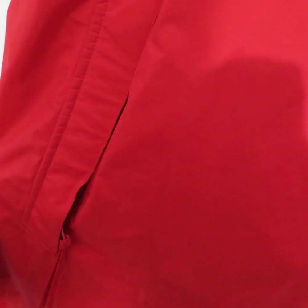 L.L. Bean Mens Sz XXL Red Vintage Nylon Hooded Anorak Pullover Jacket